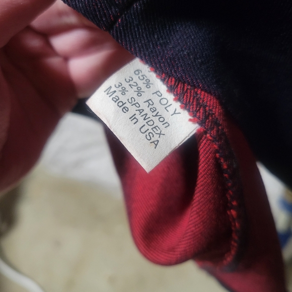 Perfect pinup dress navy red Stop Staring L - Picture 2 of 10